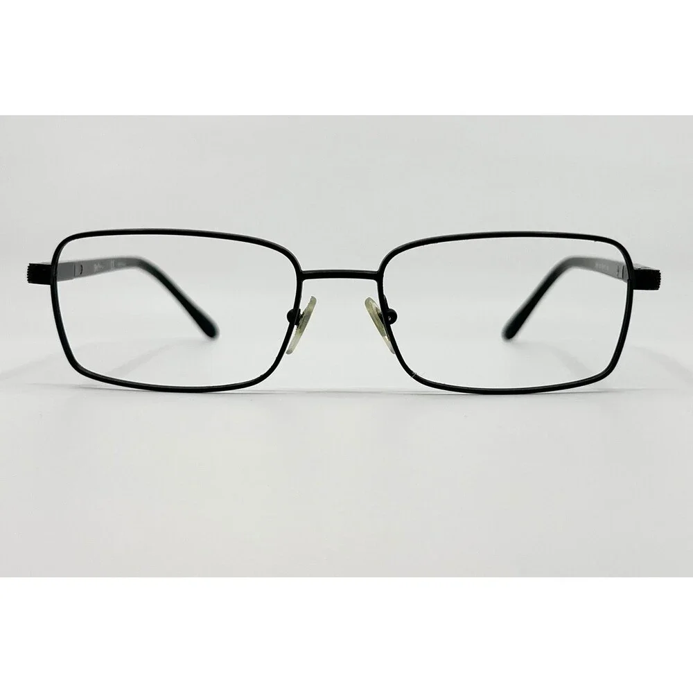 Sferoflex Eyeglasses Men Black Rectangular Metal Frame 2265 53-17-140